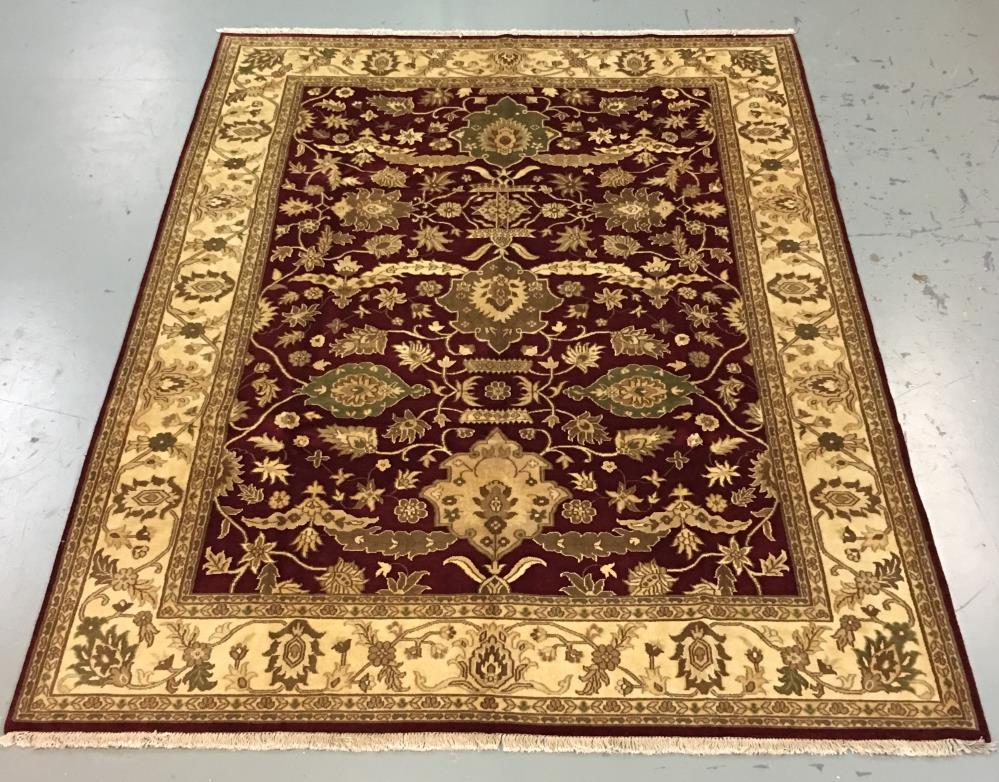 Handmade Indo Agra 9.2x12.3 (1 of 9)