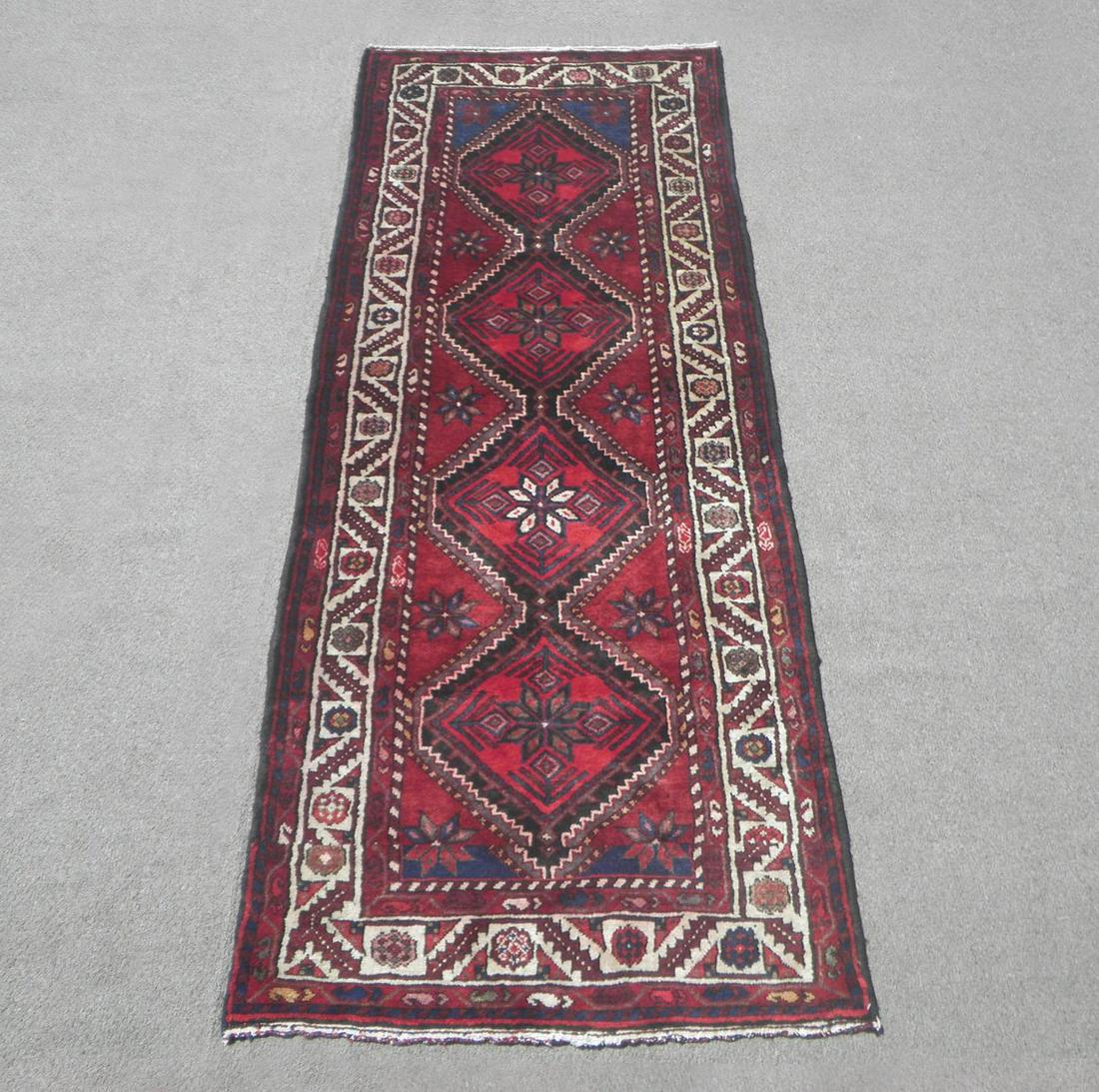 Semi Antique Persian Hamedan 8.8x3.4 (1 of 7)