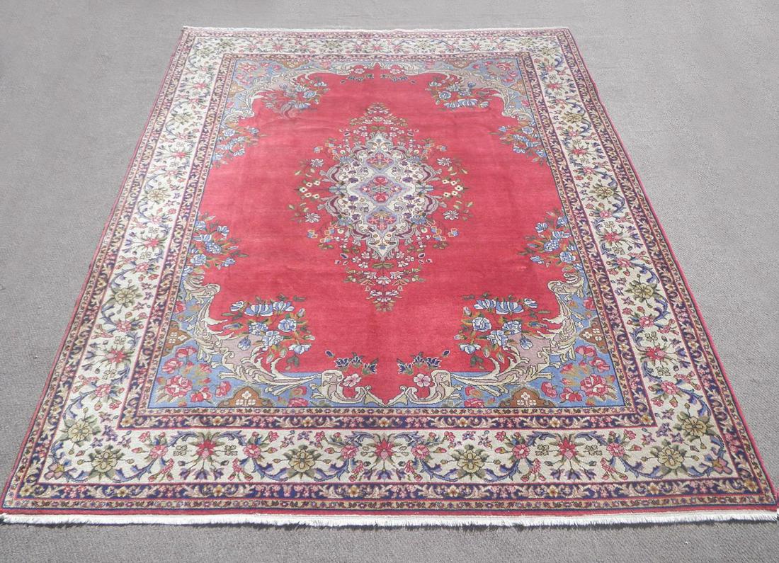 Semi Antique Persian Kerman 9.1x11.9 (1 of 6)
