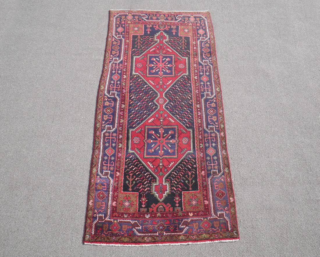 Outstanding Semi Antique Persian Kurdish 4.5x9.7 (1 of 5)