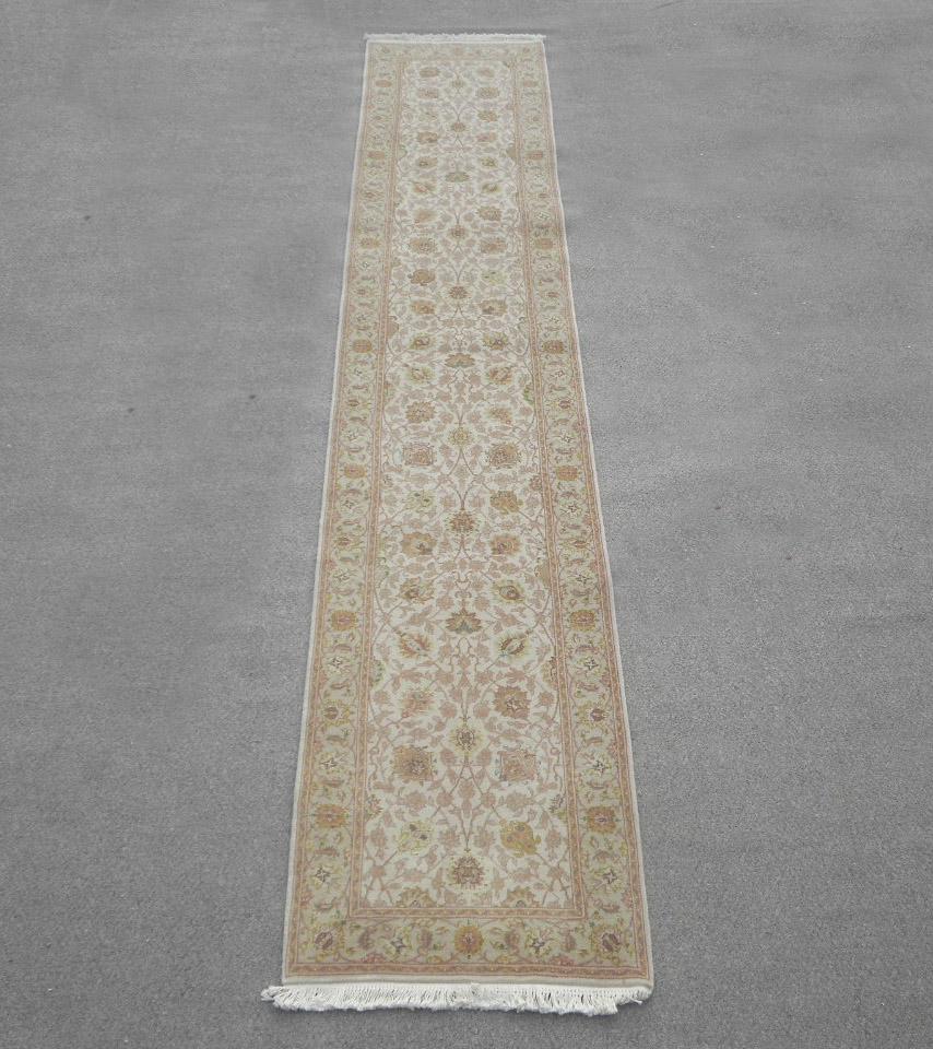 Handmade Wool/Silk Tabriz Design 2.3x12.0 (1 of 5)