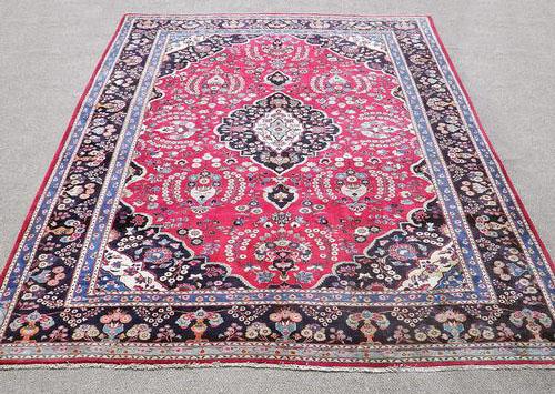 Lustrous Persian Mashhad 12.10x9.5 (1 of 5)