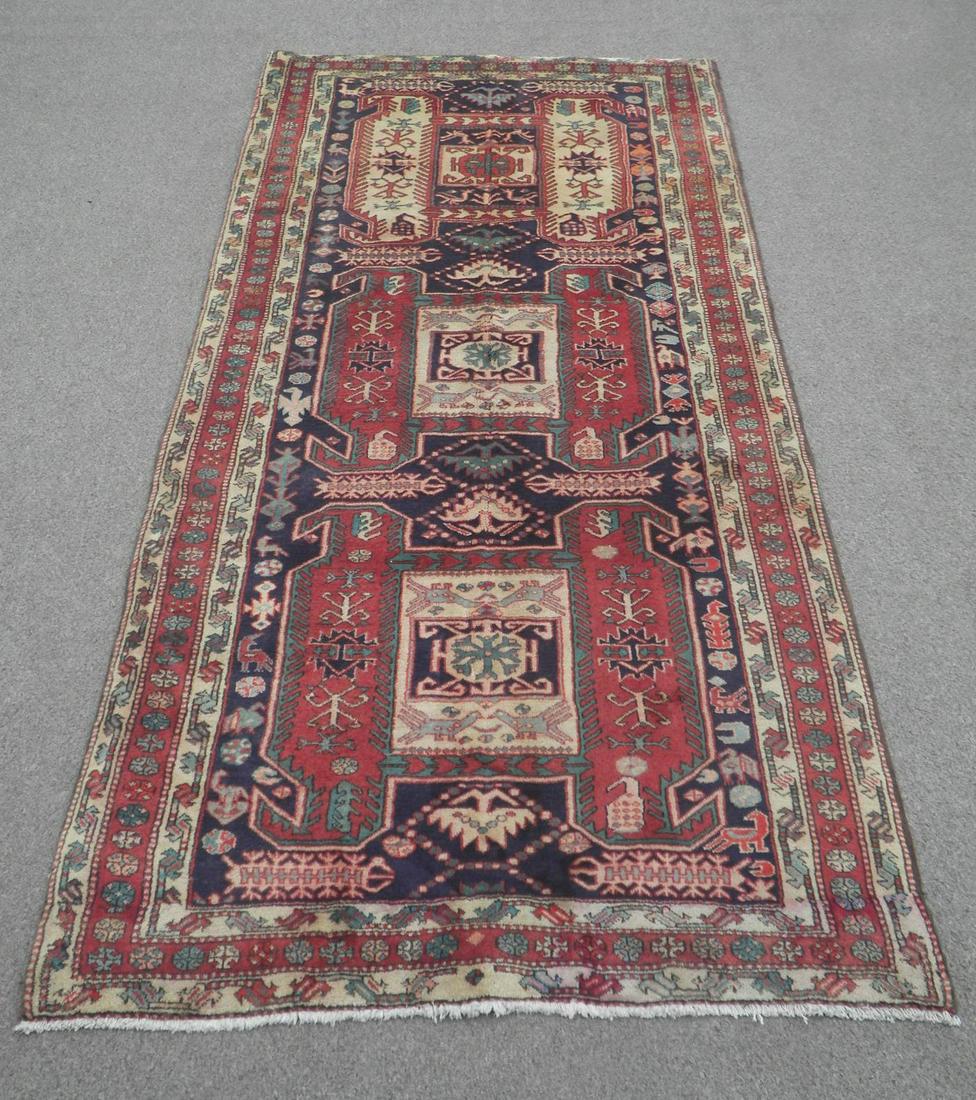 Semi Antique Persian Ghashghaei 4.0x8.4 (1 of 5)