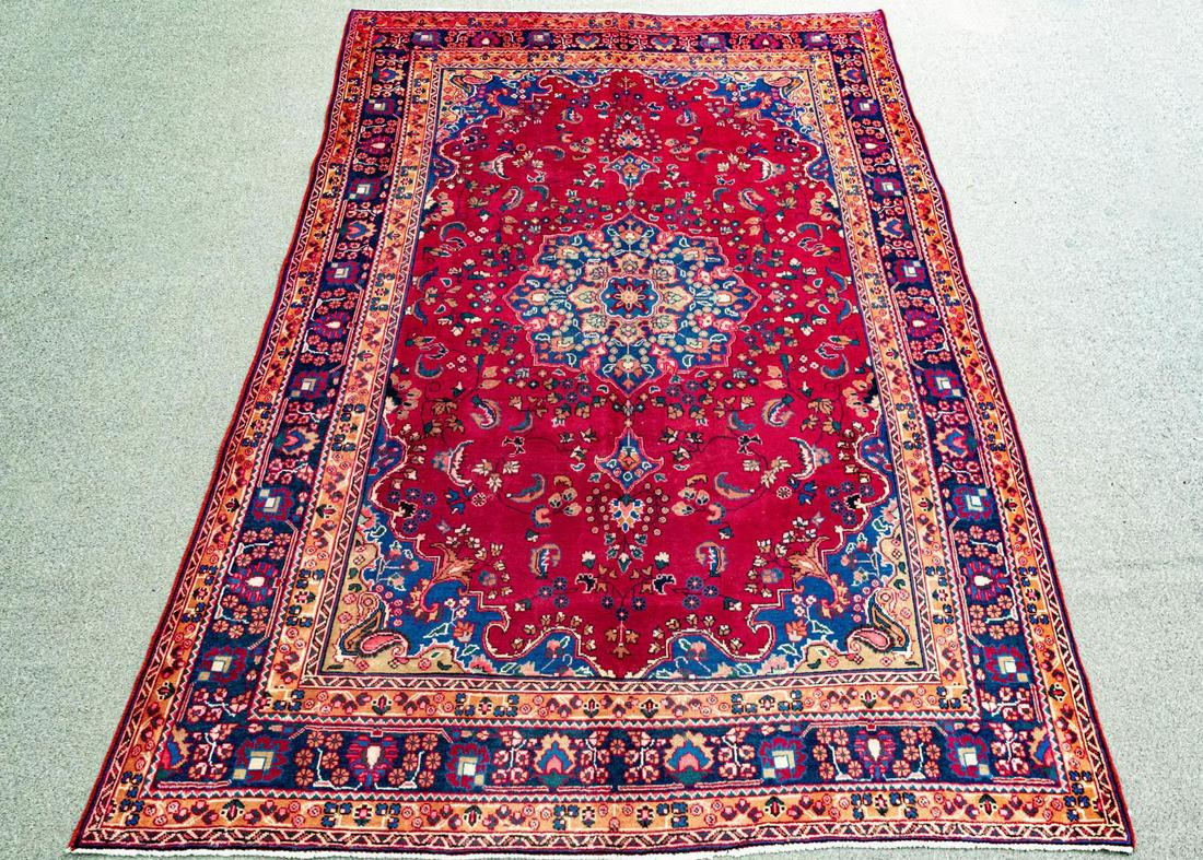 Handmade Persian Mashhad 9.2x6.6 (1 of 5)