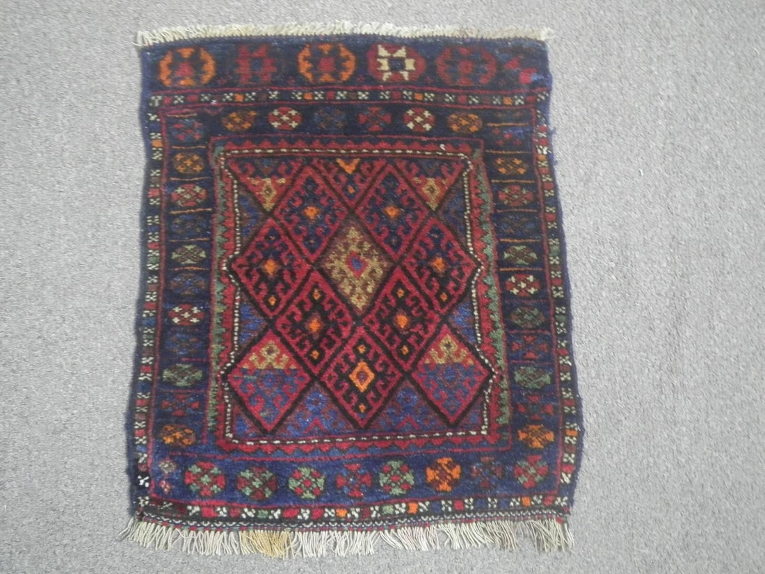 Wool on Wool Persian Balouch 2.0x2.0 (1 of 5)