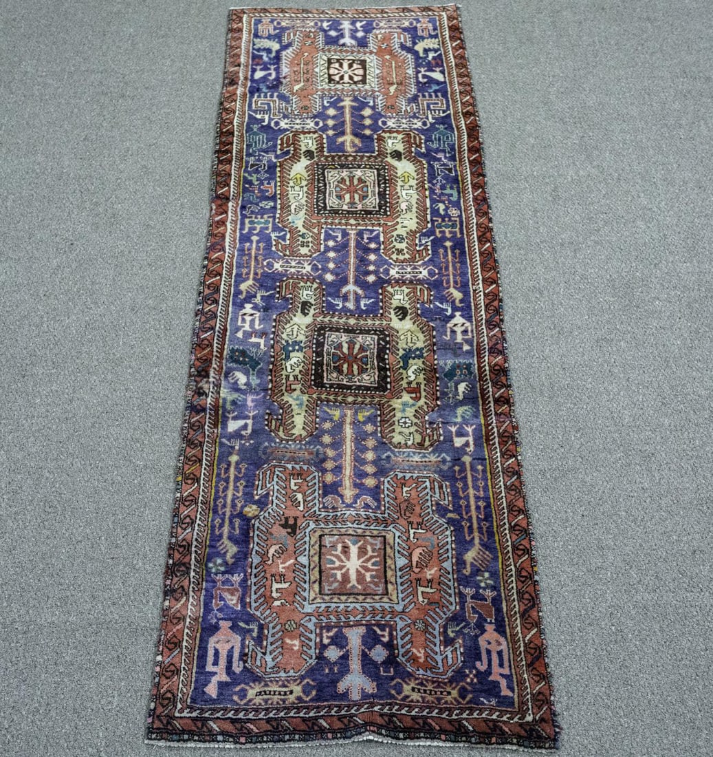 Handmade Persian Kolyaee 3.2x9.6 (1 of 5)