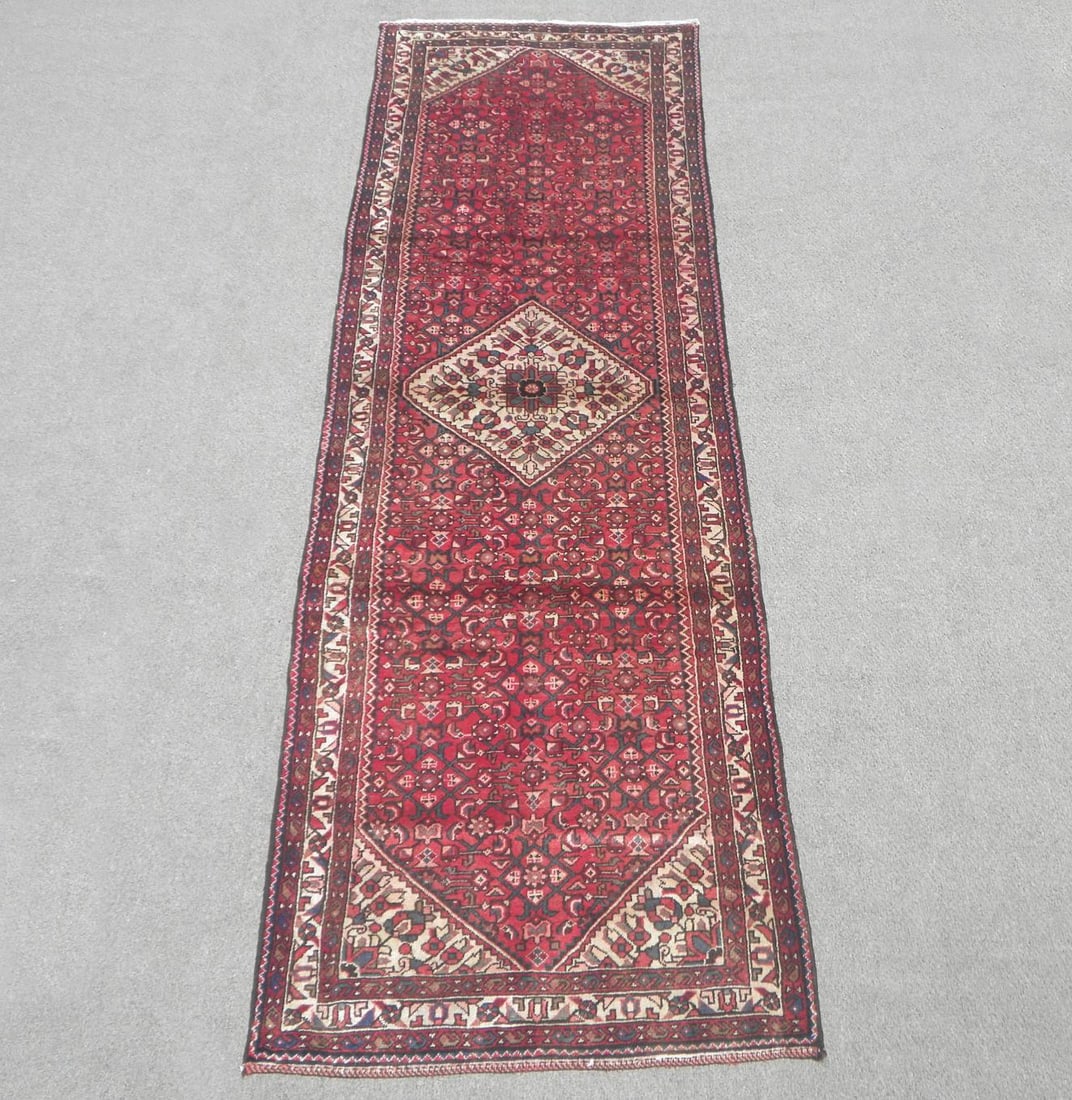 Semi Antique Persian Hosseinabad 11.5x3.7 (1 of 5)