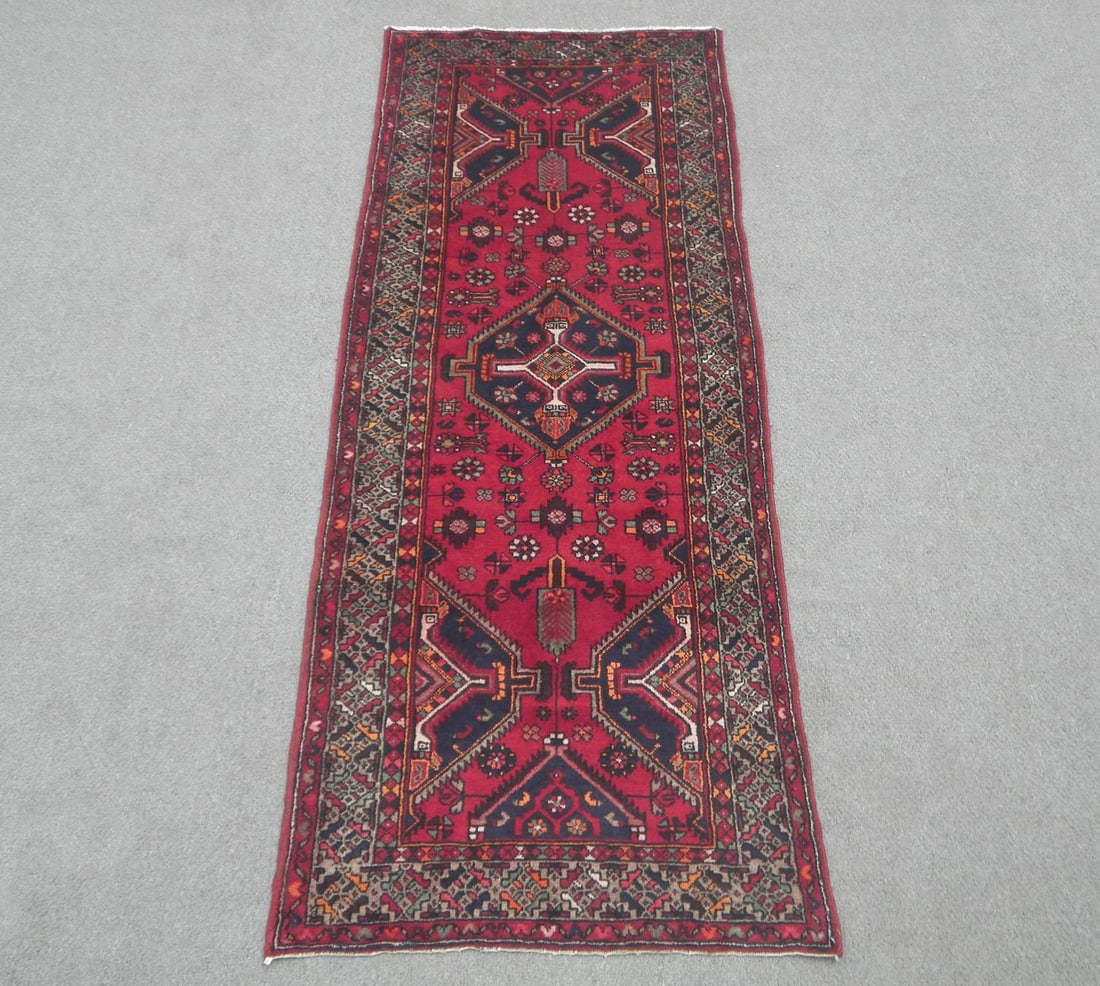 Semi Antique Persian Malayer 9.8x3.8 (1 of 5)