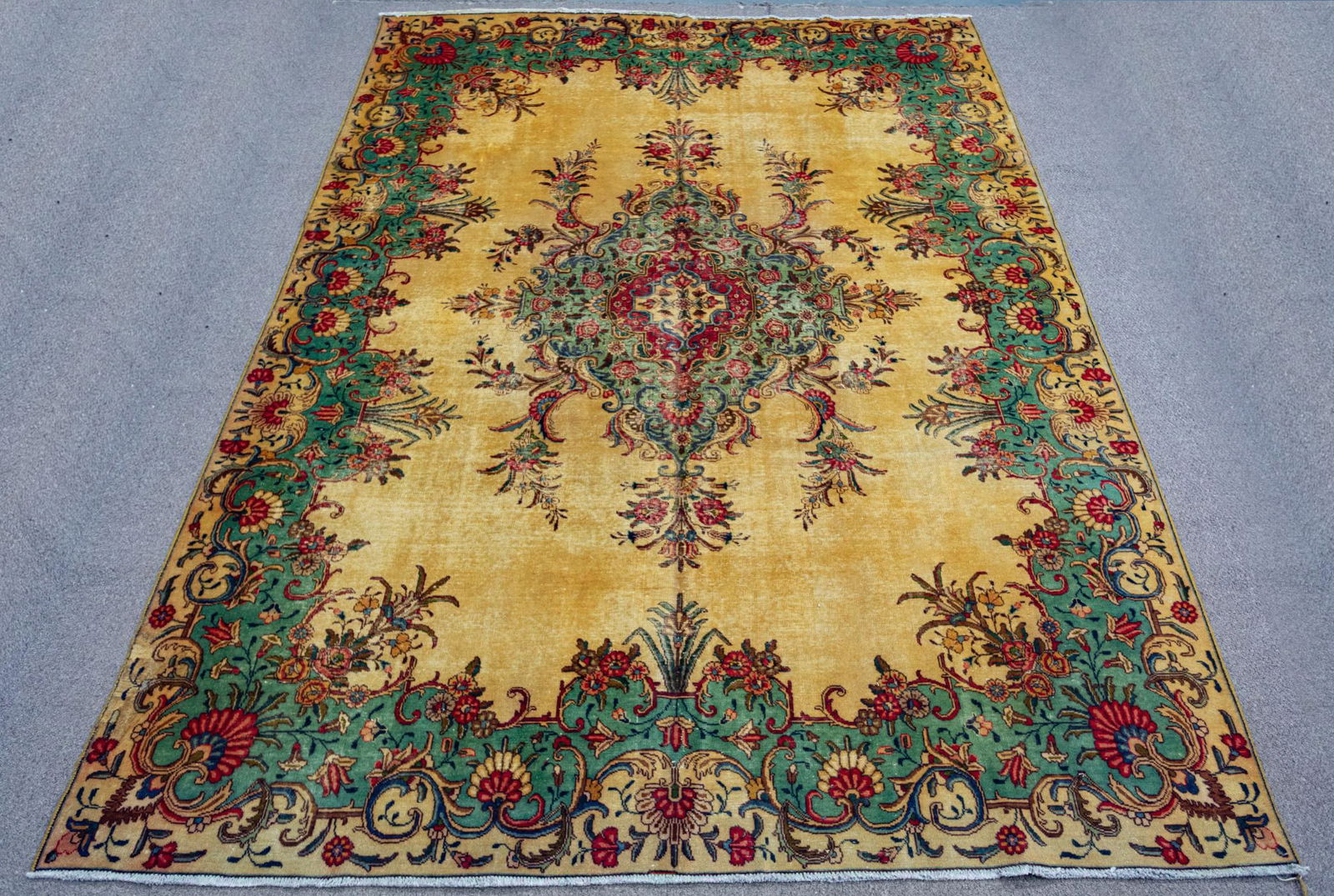 Semi Antique Persian Tabriz 13.3x9.7 (1 of 5)