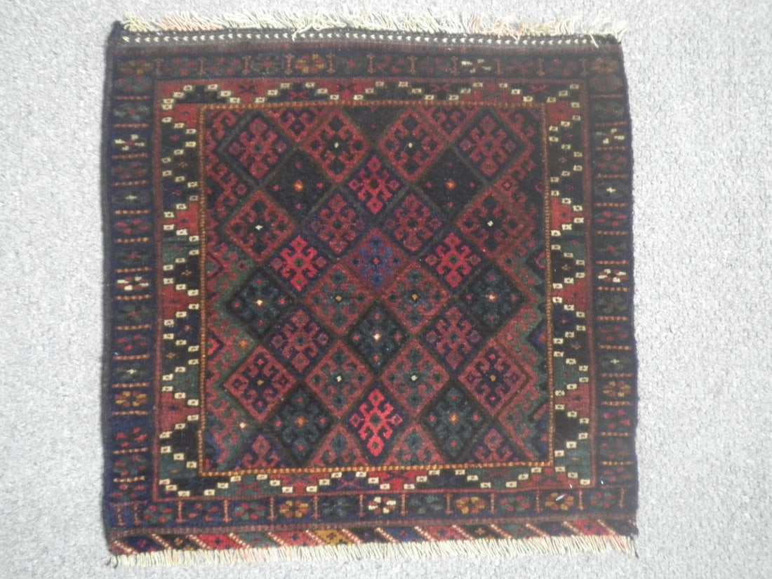 Wool on Wool Persian Balouch 2.4x2.4 (1 of 5)