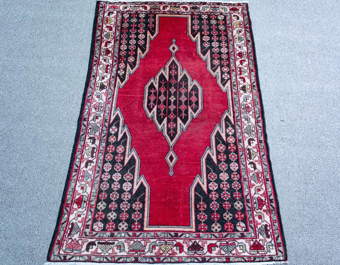 Semi Antique Persian Hamadan 4.0x6.0 (1 of 5)