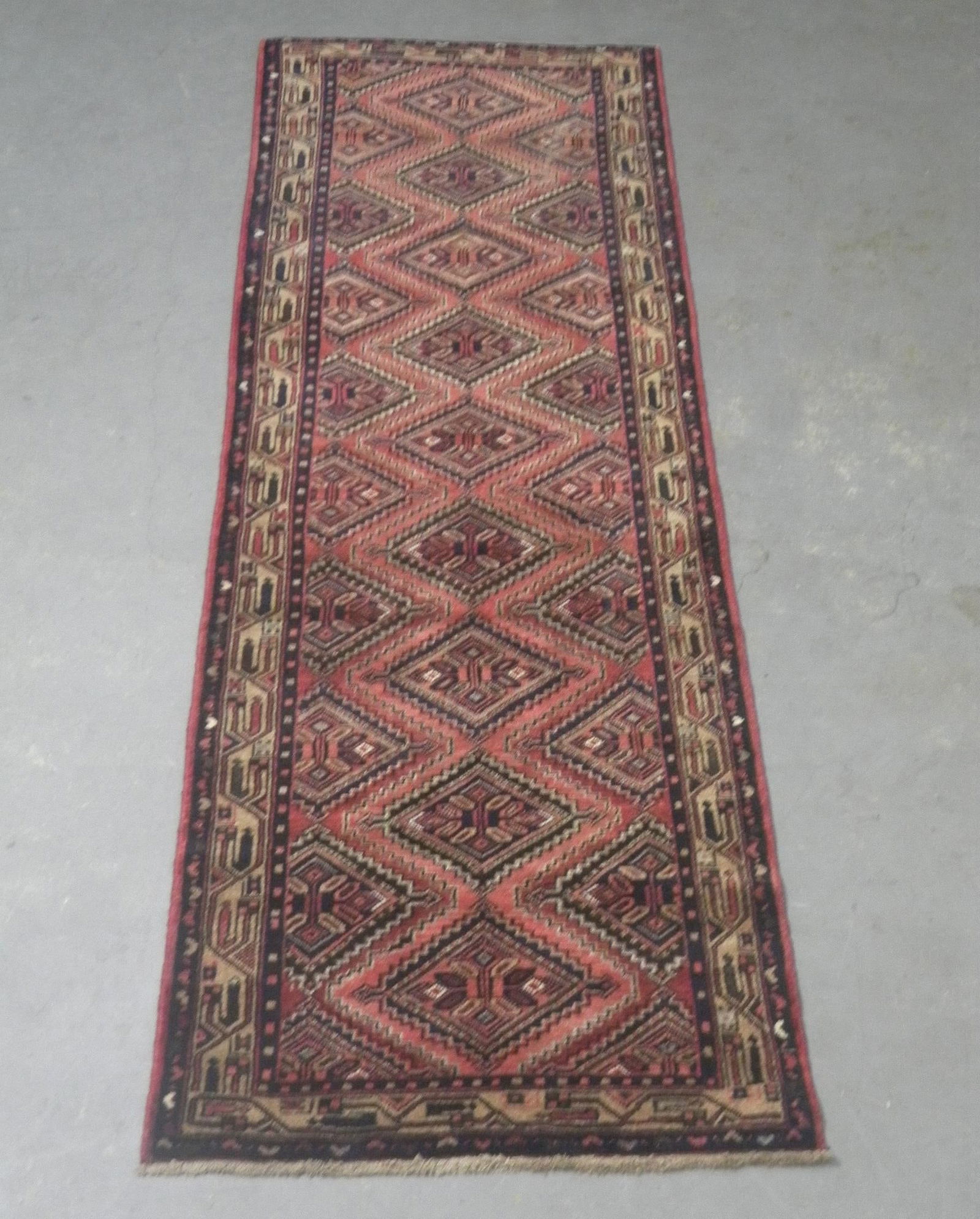 Handmade Persian Sarouk 3.6x10.2 (1 of 6)