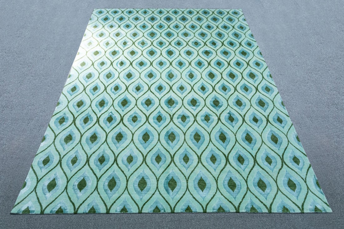 Contemporary Handmade Indo 9.1x12.1 (1 of 5)