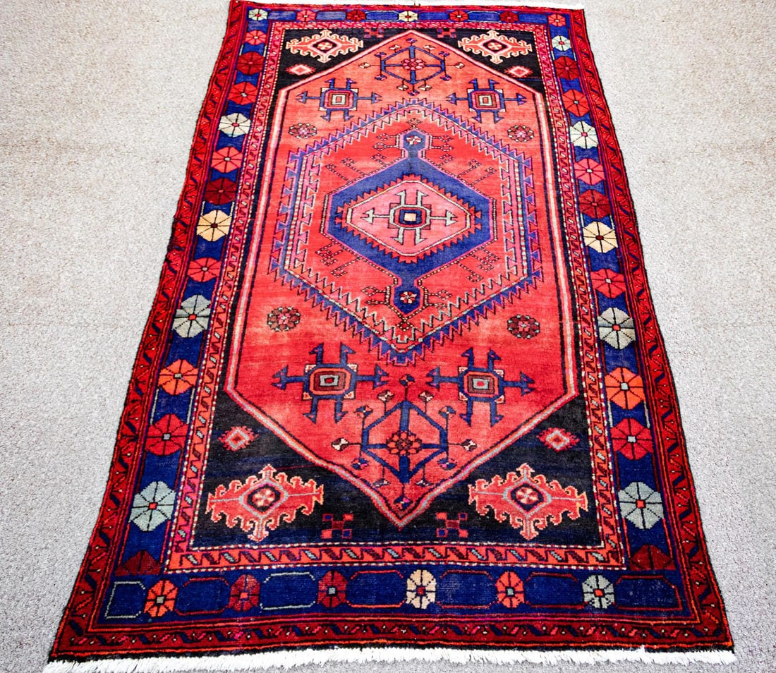 Handmade Persian Zanjan 7.0x4.7 (1 of 5)