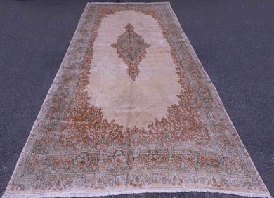 Handmade Persian Kerman 10.0x20.6