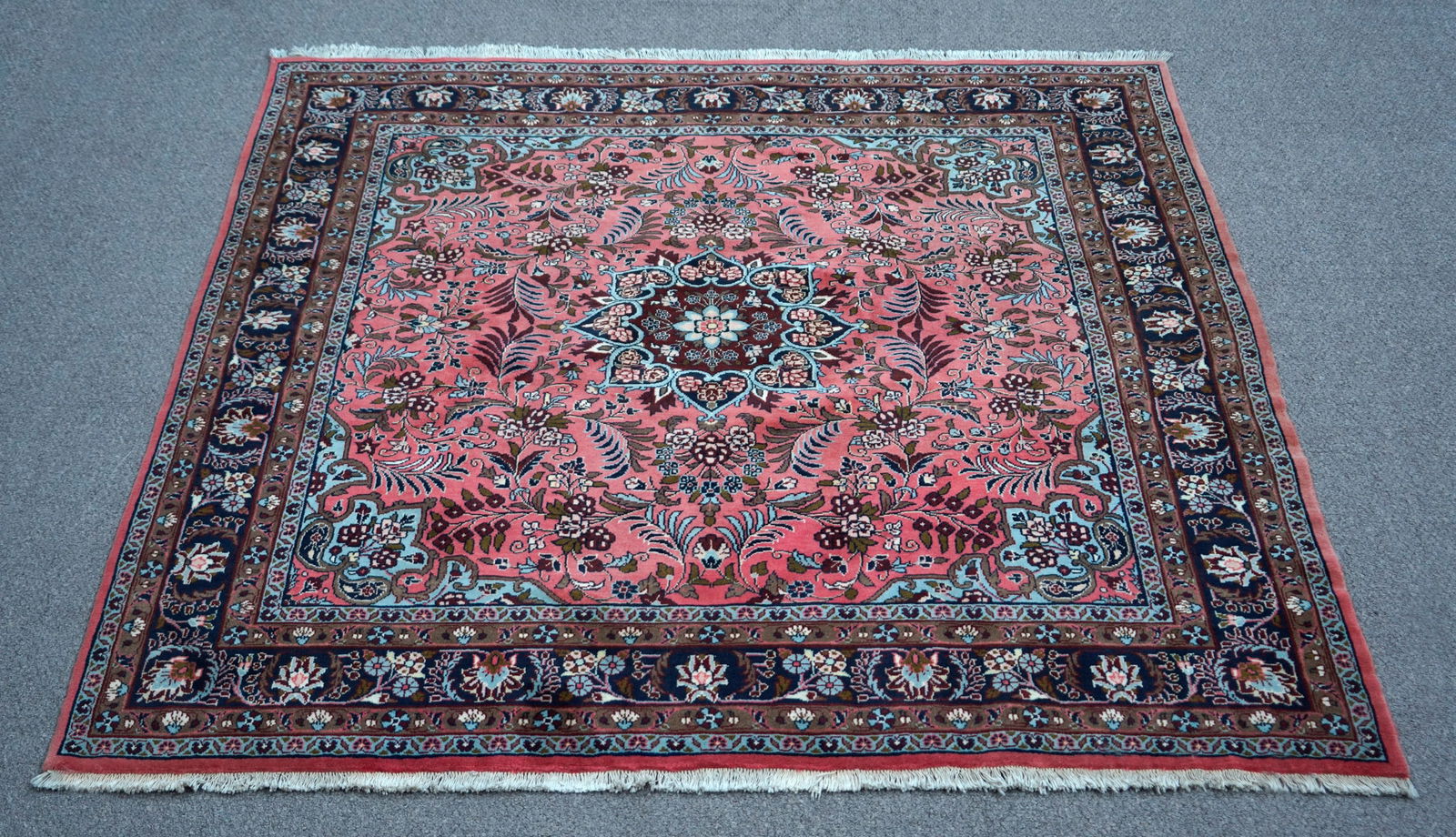 Handmade Persian Mehraban 6.4x7.0 (1 of 4)