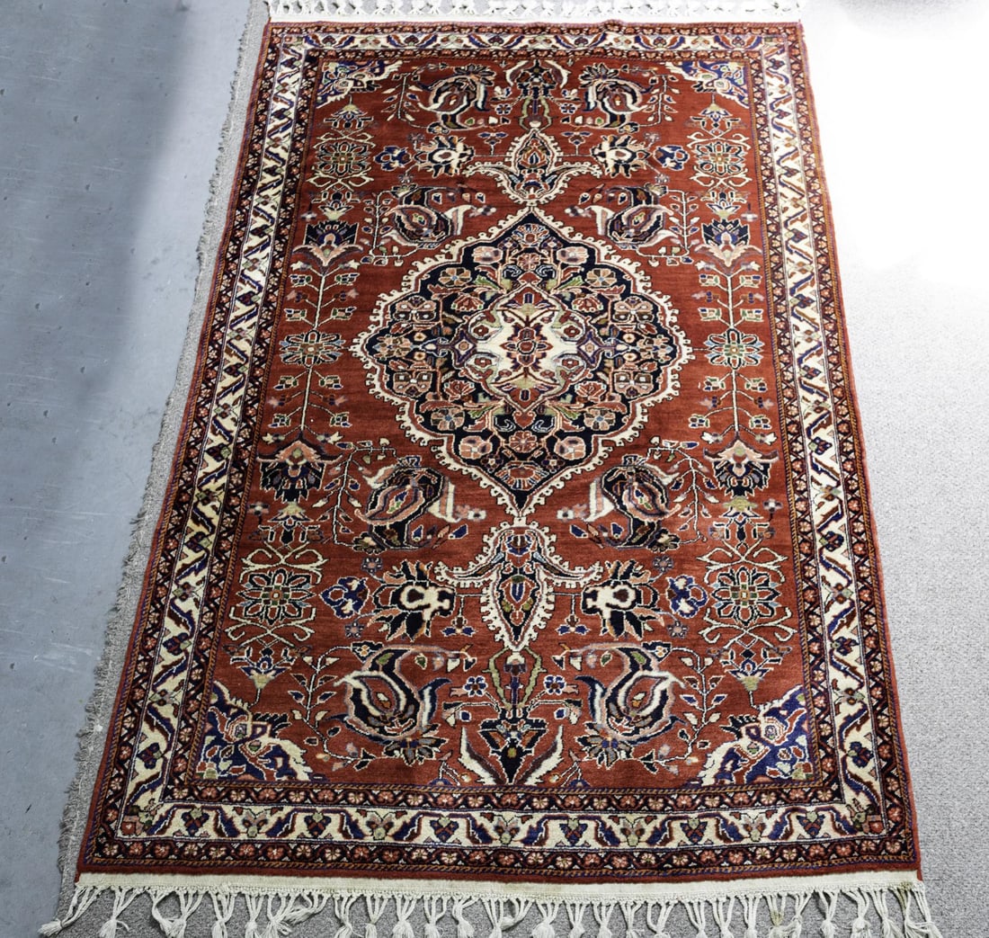 Semi Antique Persian Hossienabad 6.9x9.0 (1 of 5)