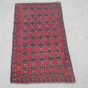 Handmade Persian Balouch 2.11x4.9