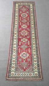 Handmade Kazak Design 2.8x9.6