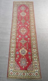 Handmade Kazak Design 2.5x9.5