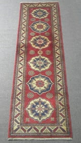 Handmade Kazak Design 2.9x9.5