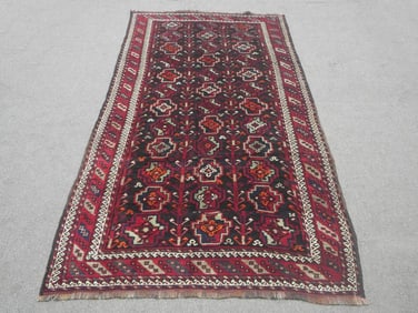 Semi Antique Persian Kurdish 5.3x10.4