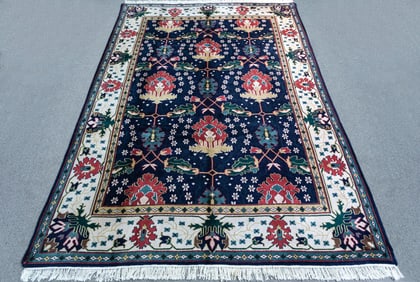 Handmade Indo Suhell 9.4x12.1