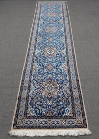 Handmade Persian Nain 2.11x14.1