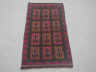 Handmade Persian Balouch 2.8x4.6