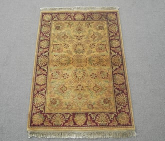 Handmade Indo Khorasan 4.1x5.11