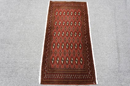 Handmade Persian Turkman 2.2x4.2