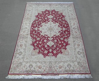 Admirable Part Silk Persian Tabriz 9.9x6.8