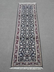 Handmade Kashan Design Runner 2.8x10.0