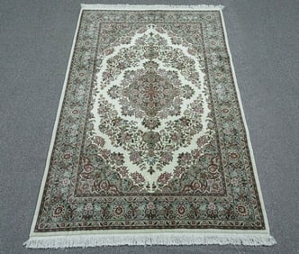 Handmade Silk/Wool Tabriz Design 6x9