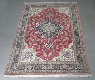Handmade Persian Heriz 6.5x9.7