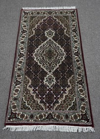 Handmade Tabriz Fish Design 2.5x4.10