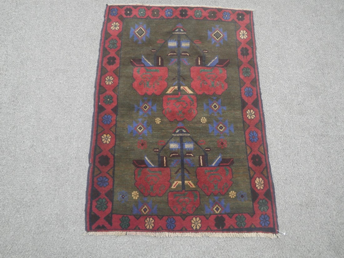Handmade Persian Balouch 3.0x4.4 (1 of 5)