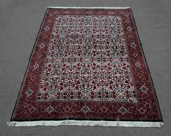 Handmade w/Silk Persian Bidjar 5.8x9.0