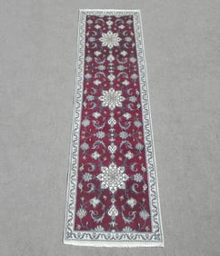 Stunning Wool/Silk Persian Nain 9.7x2.8