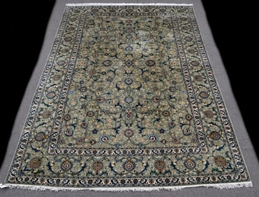 Handmade Persian Kashan 9.1x13.0