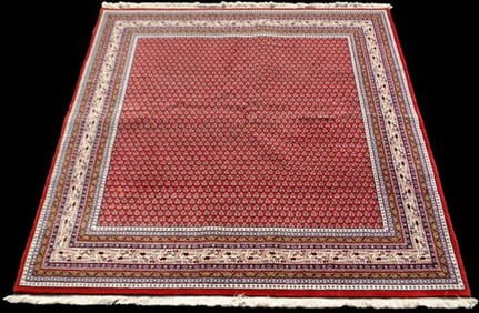 Fascinating Handmade Indo Sarouk Design 7.11x6.5