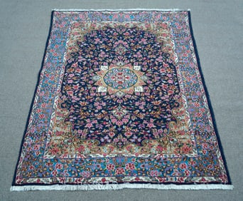 Handmade Persian Kerman 6.5x9.6