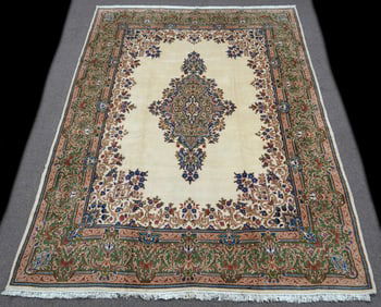 Handmade Persian Kerman 8.9x12.0
