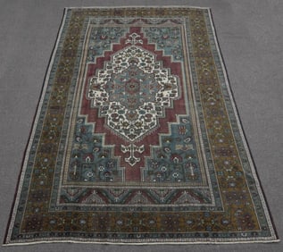 Handmade Turkish Kayseri 7.9x12.6