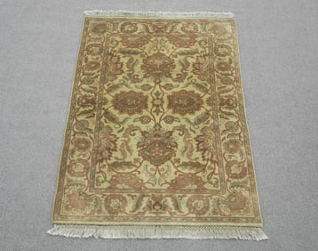 Handmade Indo Khorasan Design 4.1x5.11