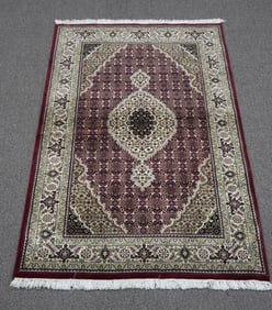 Handmade Tabriz Fish Design 4.0x6.1