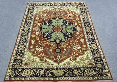 Handmade Persian Paksera 8.1x10.5