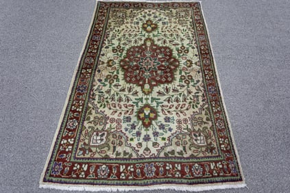 Handmade Persian Tabriz 3.2x5.0