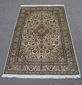 Handmade Silk Kashmiri 4.0x6.1