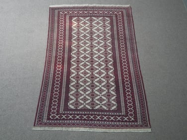 Handmade Persian Turkman 6.0x4.2